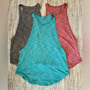 🌺🌸🌼BOGO lululemon athletica Muscle Tees - Charcoal, Aqua, Burgundy M